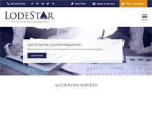 Tablet Screenshot of lodestaraccounting.com